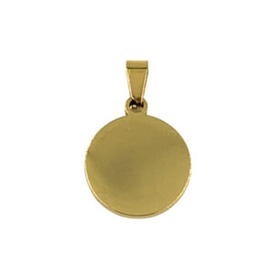 Placa Redonda 1.5 cm x 1.5 cm - Acero